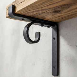 Wspornik podpórka półki metalowy stalowy zagięty , Wspornik karniszy