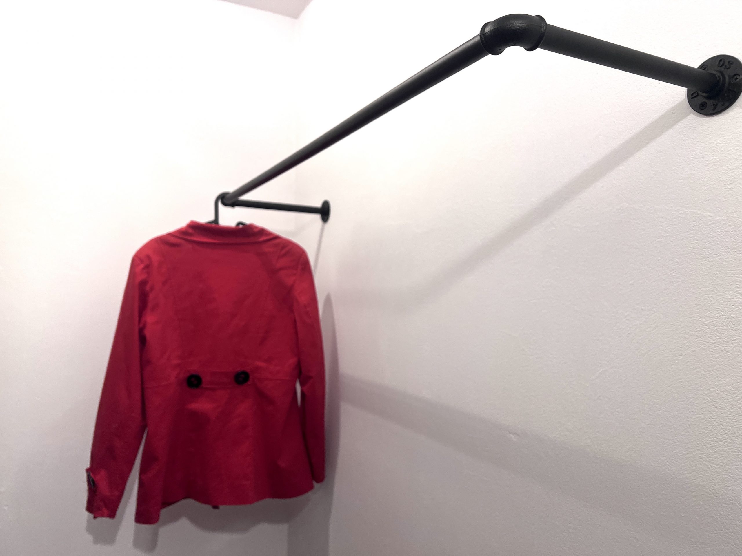 Wieszak na ubrania z rur | wieszak do garderoby | Rurka na wieszaki