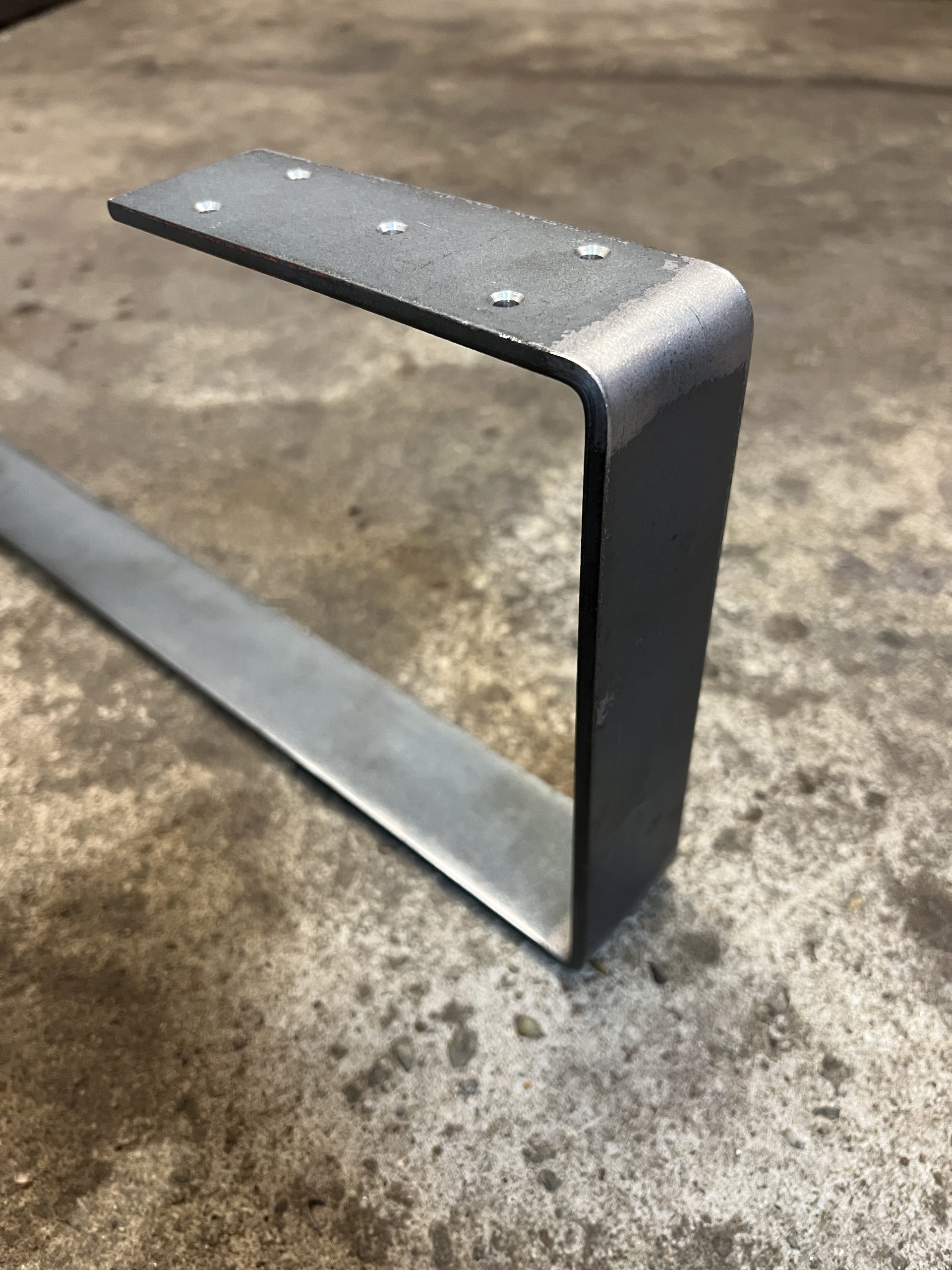 1x Noga płoza nogi stołu stolika z płaskownika w stylu loft - obrazek 14