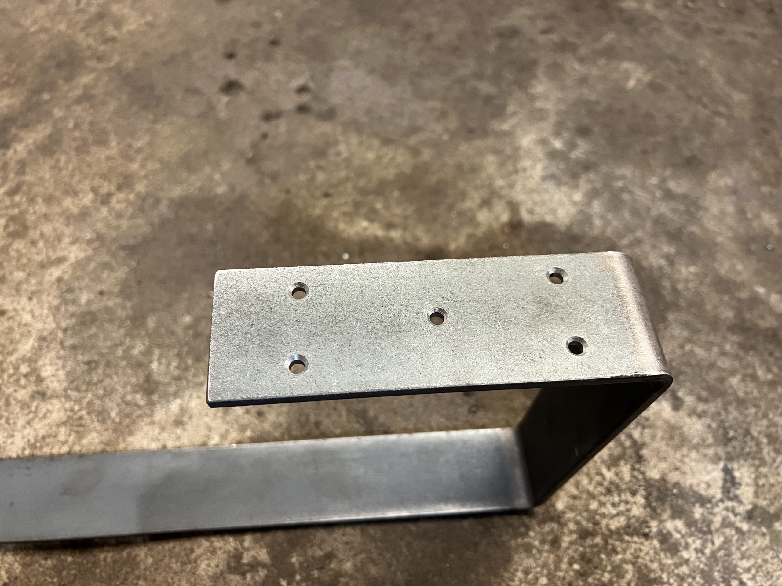 1x Noga płoza nogi stołu stolika z płaskownika w stylu loft - obrazek 13