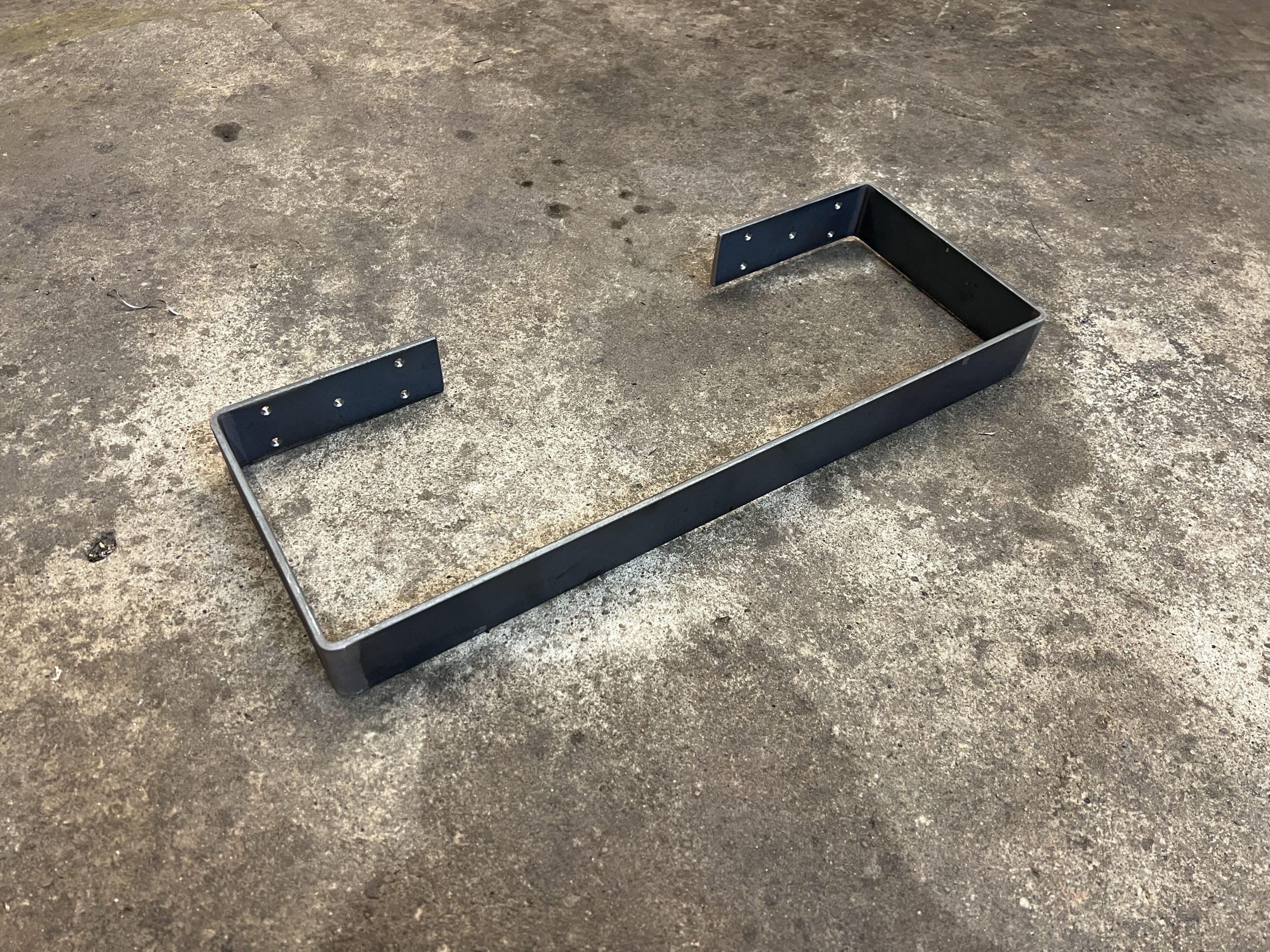 1x Noga płoza nogi stołu stolika z płaskownika w stylu loft - obrazek 12