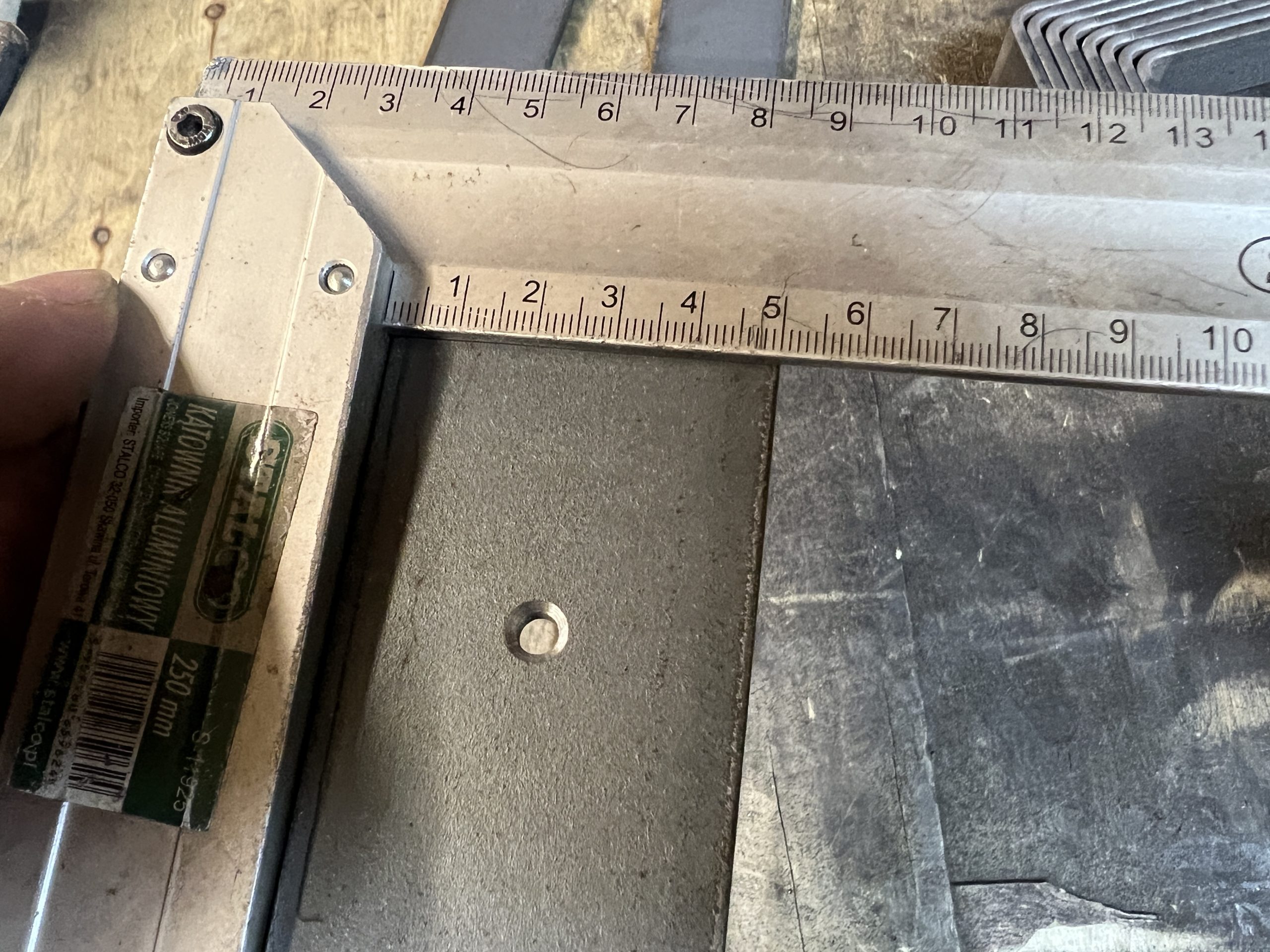 1x Noga płoza nogi stołu stolika z płaskownika w stylu loft - obrazek 11