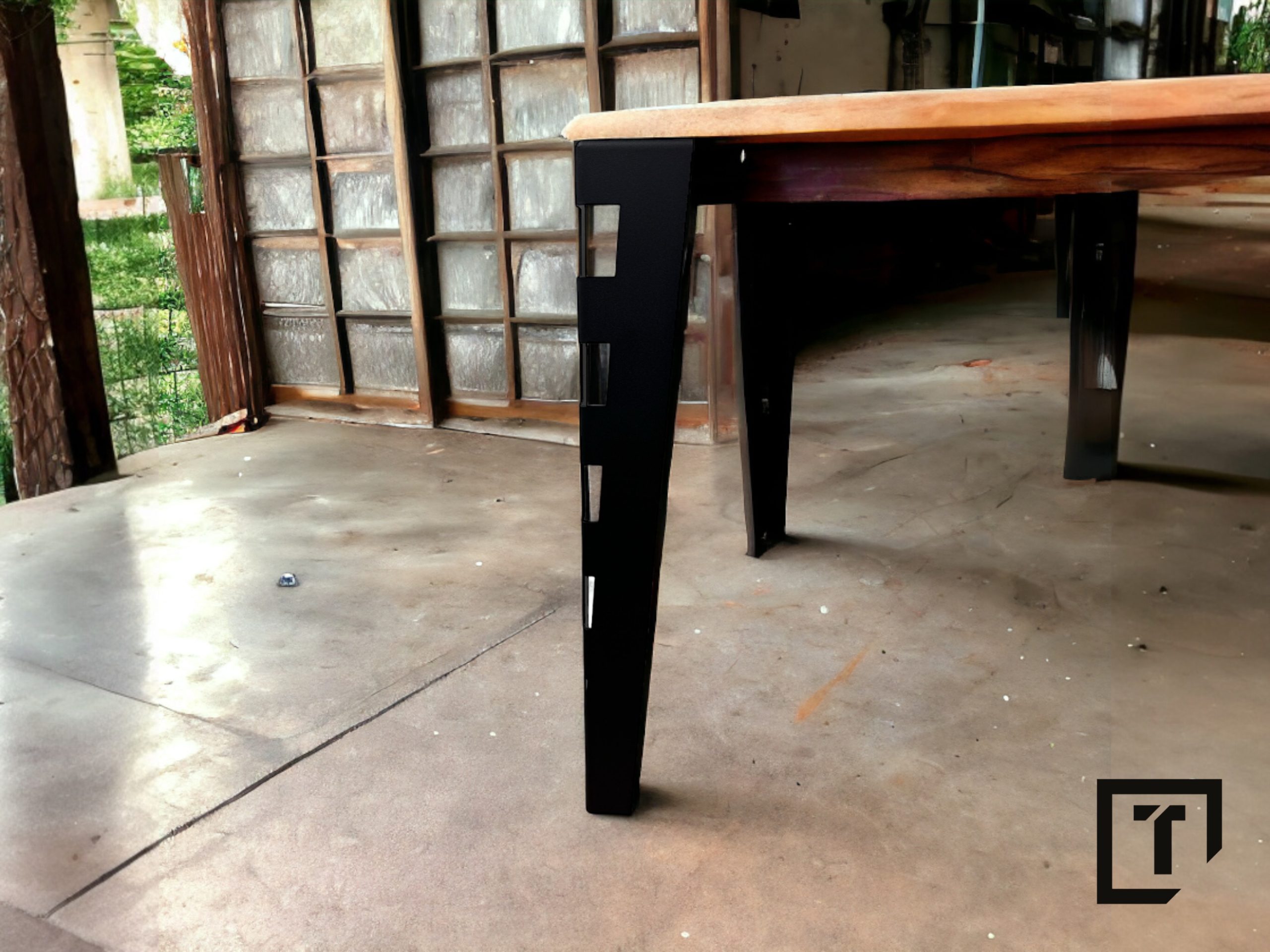 1x Noga do stołu w stylu industrialnym, noga do stołu metalowa, stalowe nogi - obrazek 7