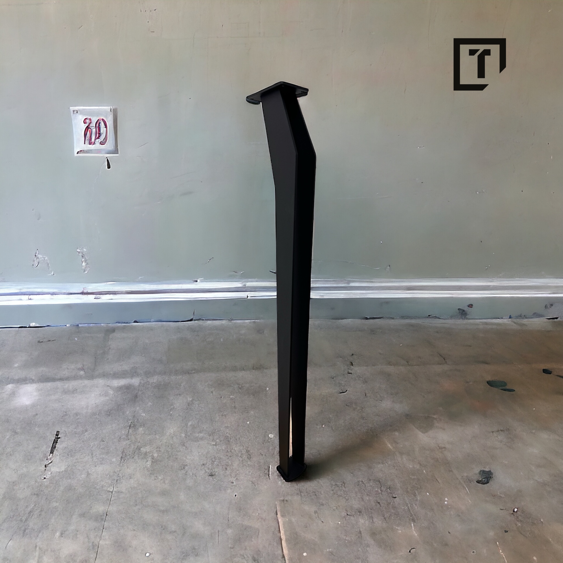 1x Noga do stołu w stylu industrialnym, noga do stołu metalowa, stalowe nogi