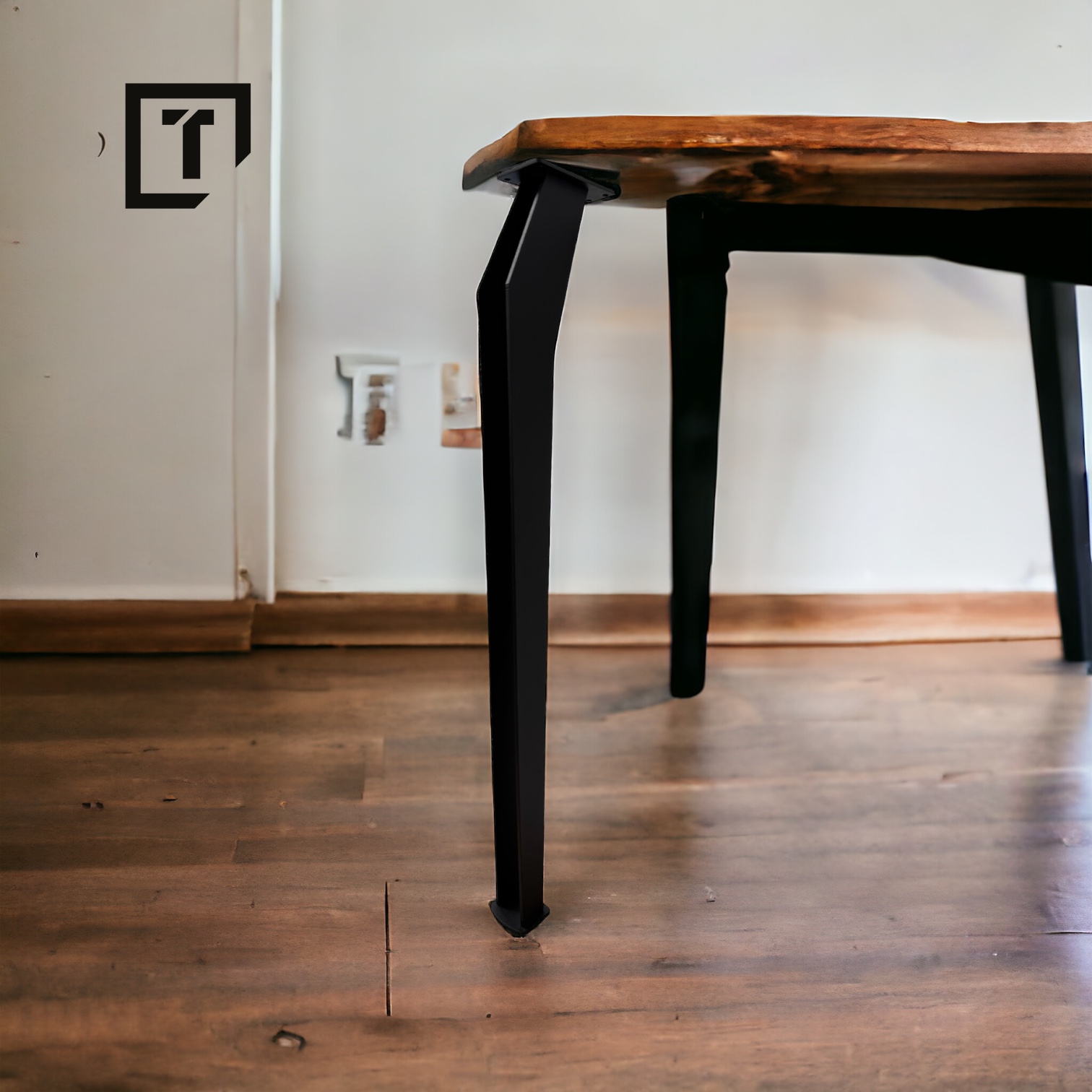 1x Noga do stołu w stylu industrialnym, noga do stołu metalowa, stalowe nogi - obrazek 4