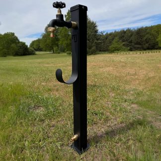Kran ogrodowy z szybkozłączem wodnym | Słupek wolnostojący | Słupek ogrodowy | Kran zewnętrzny z uchwytem