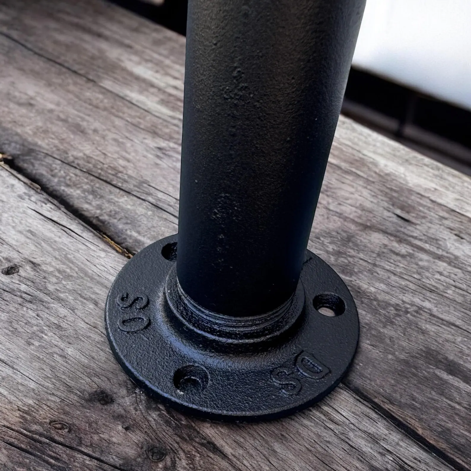 Poręcz lina jutowa balustrada na zewnątrz | Stair hand rail Bannister, jute handrail, Treppengeländer | Pipe balustrade | outdoor balustrade - obrazek 6