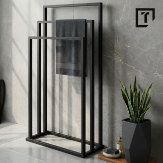 Stojak na ręczniki wieszak Stojący łazienkowy LOFT