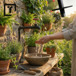 Nierdzewny Przedłużony Kran ogrodowy Słupek wolnostojący hydrant z rury gwint 3/4 cala